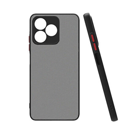 Realme C53 Kılıf Sade Mat Görünümlü Vulcan Silikon Kapak