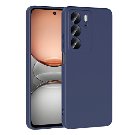 Realme C75  Kılıf İçi Telefonu Çizmeyen Kadife Kaplı Dışı Soft Yapılı Esnek Lansman Kapak RYC/Mara