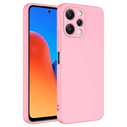 Redmi 12 İçi Kadife Dolgulu Şık Candy Lansman Silikon Kılıf