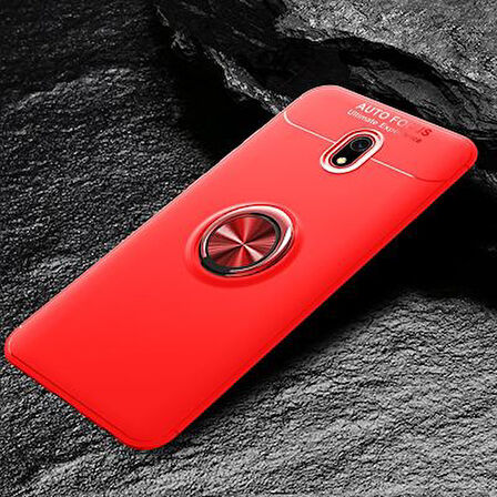 Redmi 8A  Kılıf Yüzüklü Sağlam Esnek Ringo Silikon Kapak