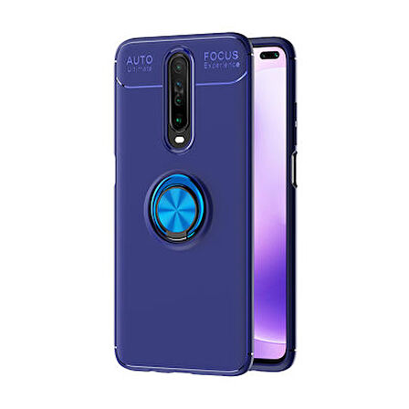 Redmi K30  Kılıf Yüzüklü Sağlam Esnek Ringo Silikon Kapak