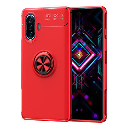 Redmi K40 Gaming  Kılıf Yüzüklü Sağlam Esnek Ringo Silikon Kapak