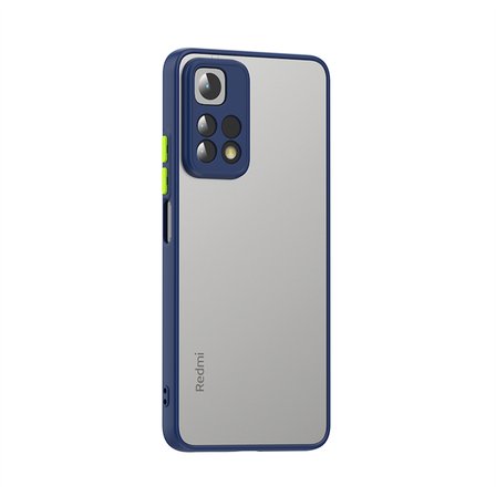 Redmi Note 11 Pro 5G Kenarları Renkli Arkası Buğulu Şık Hux Silikon Kılıf