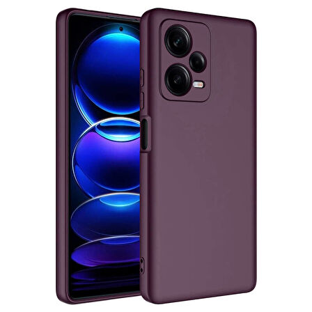 Redmi Note 12 Pro Plus 5G İçi Kadife Dolgulu Şık Candy Lansman Silikon Kılıf