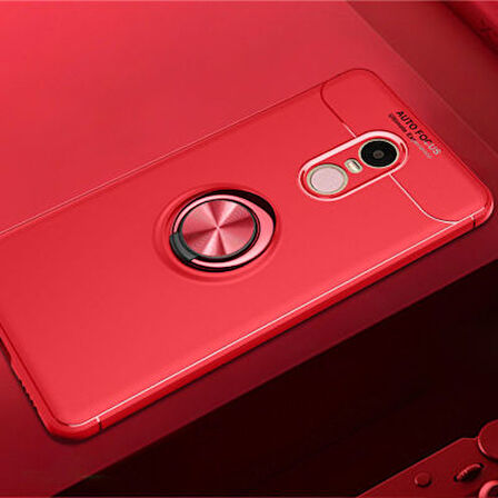 Redmi Note 4X  Kılıf Yüzüklü Sağlam Esnek Ringo Silikon Kapak