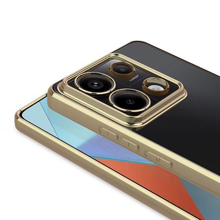 Redmi Note 9S Şık Tasarımlı ve Parlak Omega Premium Silikon Kılıf