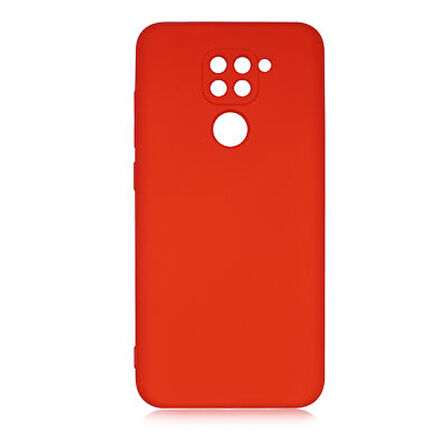 Redmi Note 9 Kılıf İçi Telefonu Çizmeyen Kadife Kaplı Dışı Soft Yapılı Esnek Lansman Kapak RYC/Mara