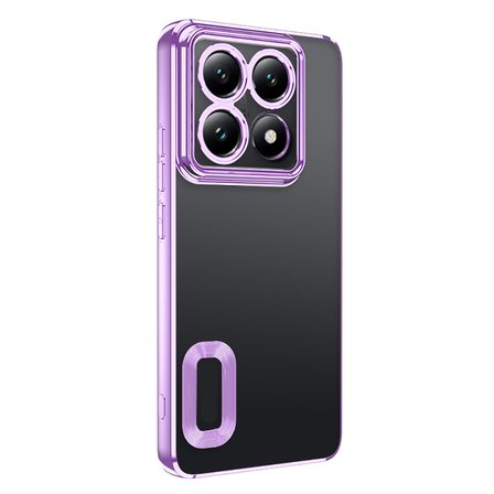Xiaomi 14T Pro Kılıf Kenarları Lazer Renkli ve Logo Detaylı Şık Esnek Premium Silikon Kapak RYC/Omega