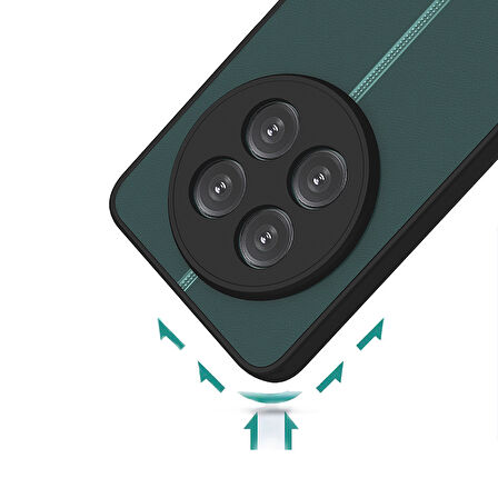 Xiaomi 14T Pro Kılıf Kenarları Renkli ve Buğugu Hux Silikon Kapak