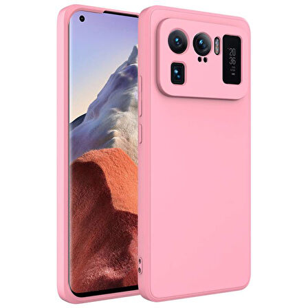 Xiaomi Mi 11 Ultra Kılıf İçi Kadife Dolgulu Kasayı Çizmeyen Sweetish Lansman Premium Kapak