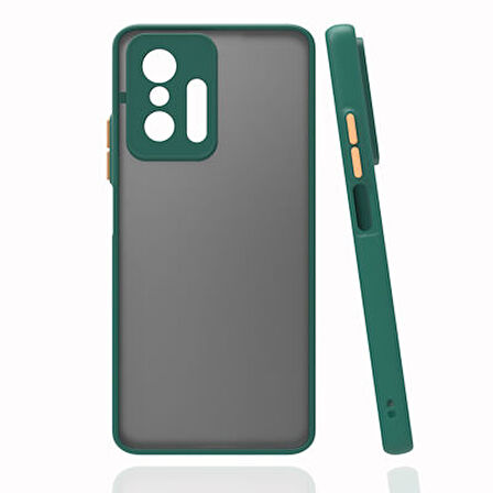 Xiaomi Mi 11T Pro 5G Kılıf Sade Mat Görünümlü Vulcan Silikon Kapak