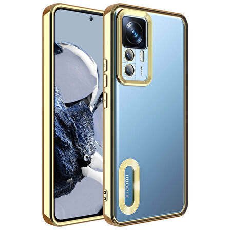 Xiaomi Mi 12T Pro Şık Tasarımlı ve Parlak Omega Premium Silikon Kılıf