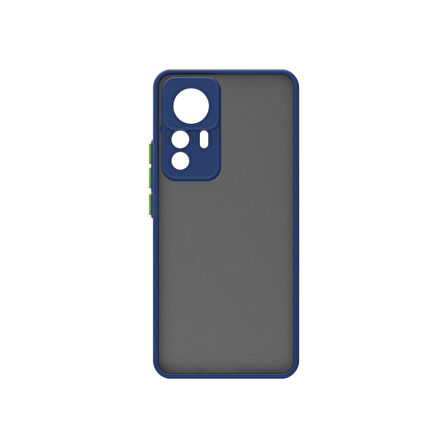 Xiaomi Mi 12T Pro Kılıf Kenarları Renkli Sert Yapılı Şık Silikon Kapak RYC/Hux
