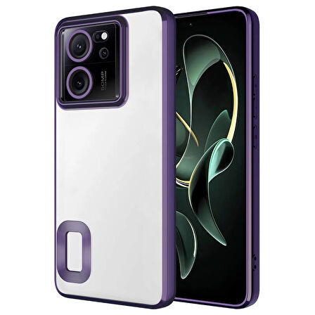 Xiaomi Mi 13T Pro Kılıf Logo Detaylı ve Parlak NLight Premium Silikon Kapak