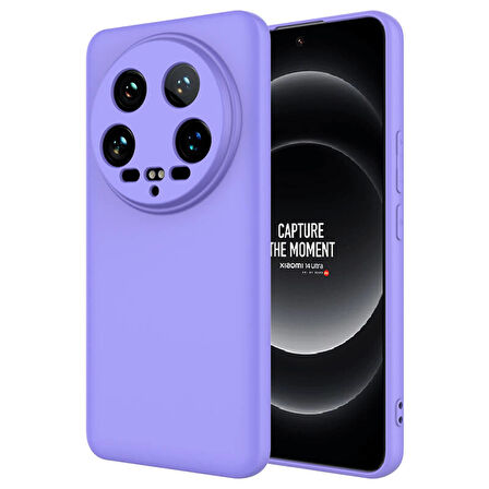 Xiaomi Mi 14 Ultra İçi Kadife Dolgulu Şık Candy Lansman Silikon Kılıf