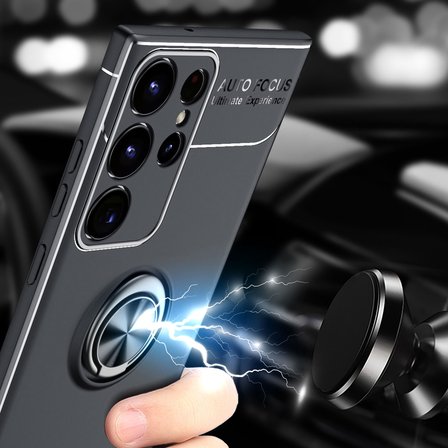 Xiaomi Mi 8 Lite Kılıf Yüzüğü Stant ve Araç Tutucu Olabilen Şık Esnek Premium Silikon Kapak RYC/Ravel