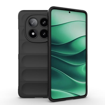 Xiaomi Redmi Note 14 5G Kılıf Rahat Tutulabilir Yapılı İçi Kadife Kaplamalı Etnik Premium TPU Silikon Kapak