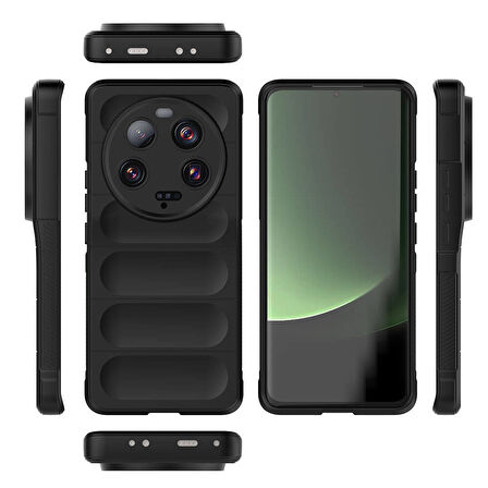Xiaomi Mi 13 Ultra Kılıf Oyuk Tasarımlı Veltox Premium Esnek TPU Silikon Kapak