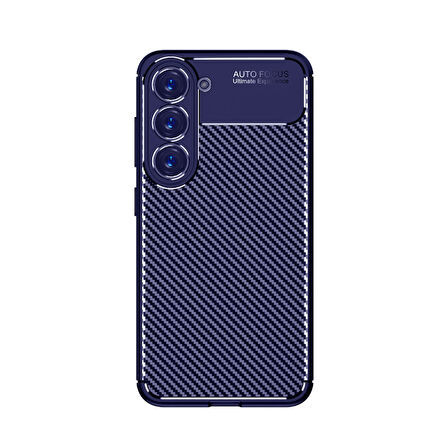 Samsung Galaxy S23 Plus Kılıf Karbon Desenli Şık Negro Premium Silikon Kapak