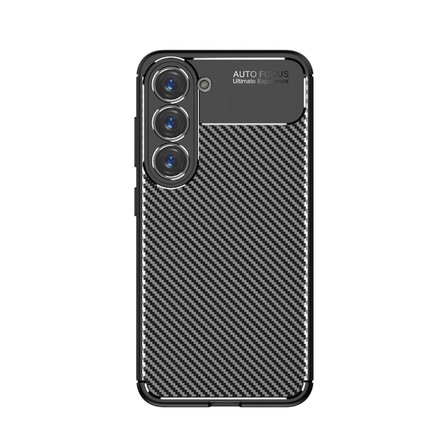 Samsung Galaxy S23 Kılıf Karbon Desenli Şık Tamia Premium Silikon Kapak