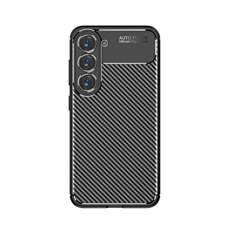 Samsung Galaxy S23 Plus Kılıf Karbon Desenli Şık Tamia Premium Silikon Kapak