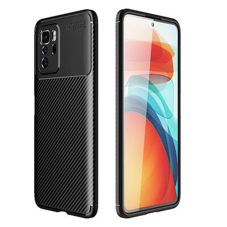 Poco X3 GT Kılıf Karbon Desenli Şık Tamia Premium Silikon Kapak