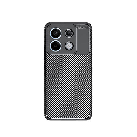 Redmi Note 13 Pro 5G Kılıf Karbon Desenli Şık Tamia Premium Silikon Kapak