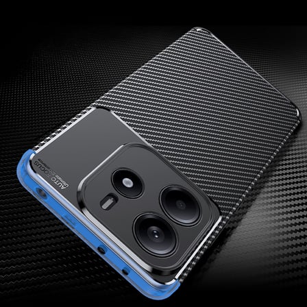 Redmi Note 14 5G Kılıf Karbon Desenli Şık Negro Premium Silikon Kapak