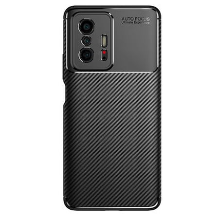 Xiaomi Mi 11T Pro 5G Kılıf Karbon Desenli Şık Tamia Premium Silikon Kapak