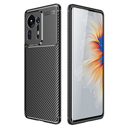 Xiaomi Mi Mix 4 Kılıf Karbon Desenli Şık Tamia Premium Silikon Kapak