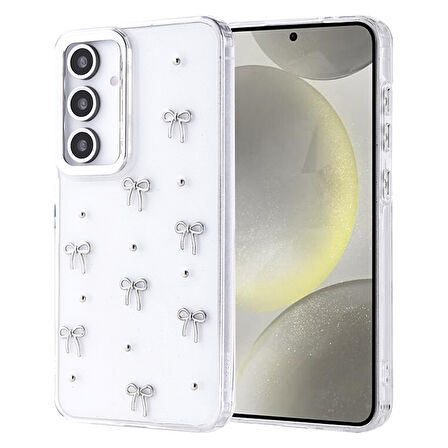 Samsung Galaxy S24 FE Mini Figürlü ve Kamera Çerçeveli Ultra Sağlam Sararmaz Pole Premium Kapak