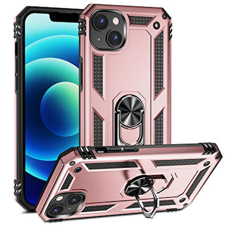 iPhone 14 Plus Kılıf Tam Koruma Çift Katmanlı İbiza Sert Silikon Kapak