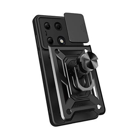 Samsung Galaxy A06 Kılıf Kamera Sürgülü Tam Koruma Lyon Kapak