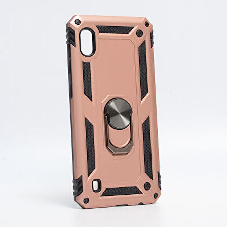 Samsung Galaxy A10 Kılıf Tam Koruma Çift Katmanlı İbiza Sert Silikon Kapak