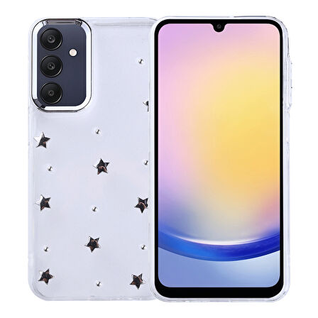 Samsung Galaxy A25 Mini Figürlü ve Kamera Çerçeveli Ultra Sağlam Sararmaz Pole Premium Kapak