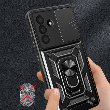 Samsung Galaxy A36 Kılıf Kamera Sürgülü ve Tam Koruma Sağlayan Sert Puma Silikon Kılıf