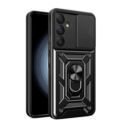 Samsung Galaxy A55 Kılıf Kamera Sürgülü Tam Koruma Lyon Kapak