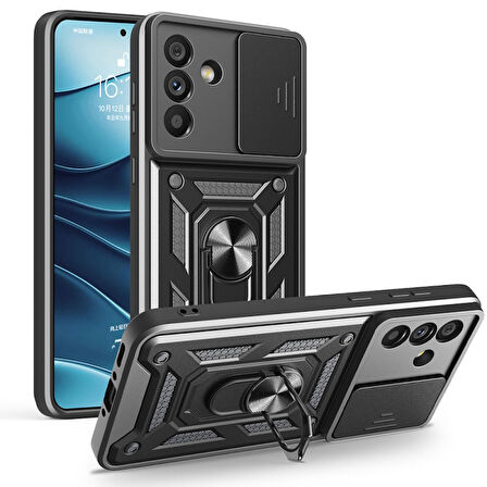 samsung Galaxy A56 Kılıf Kamera Sürgülü ve Tam Koruma Sağlayan Sert Puma Silikon Kılıf