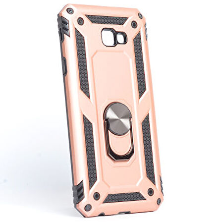 Samsung Galaxy J4 Plus Kılıf Tam Koruma Çift Katmanlı İbiza Sert Silikon Kapak