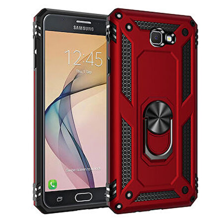 Samsung Galaxy J7 Prime Kılıf Tam Koruma Çift Katmanlı İbiza Sert Silikon Kapak