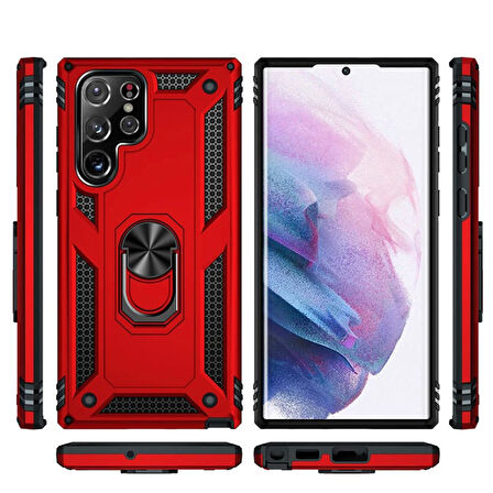 Samsung Galaxy S10 Kılıf Tam Koruma Çift Katmanlı İbiza Sert Silikon Kapak