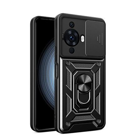 Huawei Nova 12S Kılıf Kamera Sürgülü Tam Koruma Lyon Kapak