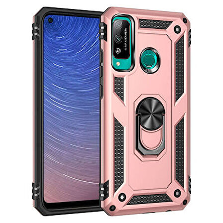Huawei P40 Lite E Kılıf Tam Koruma Çift Katmanlı İbiza Sert Silikon Kapak
