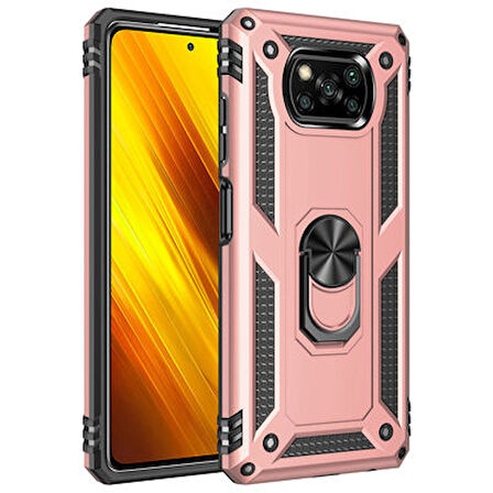 Poco X3 Kılıf Tam Koruma Çift Katmanlı İbiza Sert Silikon Kapak
