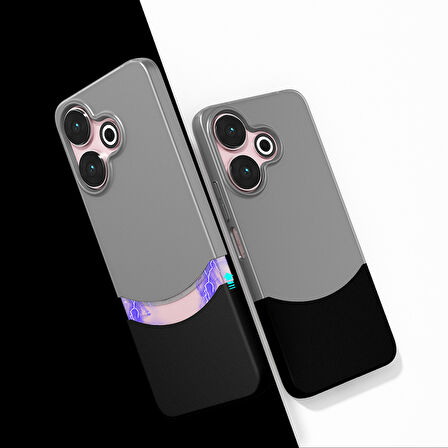 Redmi 13 4G Ultra İnce Yapılı 2 Parçalı Forta Sert Silikon Kapak