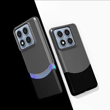 Xiaomi Mi 14T Ultra İnce Yapılı 2 Parçalı Forta Sert Silikon Kapak