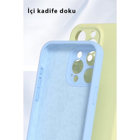 Samsung Galaxy A04E Kılıf İçi Kadife Kaplı Nano Silikon Kapak - Gri
