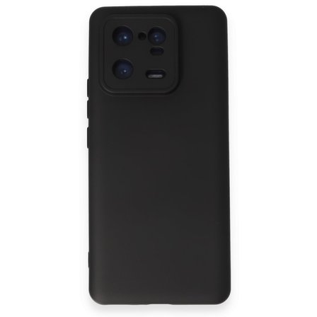 Xiaomi Mi 13 Pro Kılıf İçi Kadife Kaplı Nano Silikon Kapak - Siyah