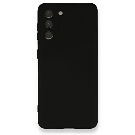 Samsung Galaxy S21 İçi Kadife Kaplı Esnek Silikon Kapak RYC/ Nano Lansman