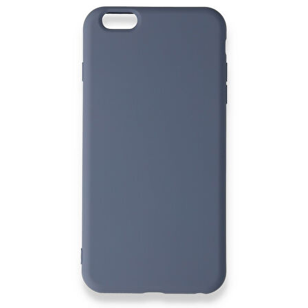 iPhone 6 Plus İçi Kadife Kaplı Esnek Silikon Kapak RYC/ Nano Lansman